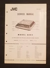 Jvc Nivico Model 8805, 10-TRANSISTOR Fm/am 2-BAND Desk Radio Service Manual. Fixed Price $14.99.