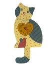 Vintage Avon Country Cat Clock Rare Works. Fixed Price $75.00.