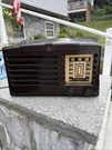 Vintage 1941 Bakelite Emerson 9LW-344 Am Tube Radio Retro Working Tested. Fixed Price $40.00.