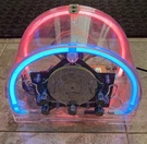Vintage Hypersonic Retro Neon Acrylic Lighted Am/fm Radio Model 8802C. Fixed Price $79.99.