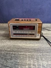 General Electric Vintage Alarm Clock Am/fm Radio Model 7-4601A With Woodgrain. Fixed Price $26.87.