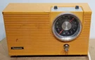 Panasonic RE-6192 Am Fm Radio Orange Tested Paint Splatter. Fixed Price $60.00.