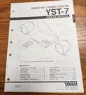 Yamaha YST-7 Tabletop Stereo System Service Manual Original. Fixed Price $10.25.