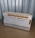 Vintage National 9 Transistor 2 Band Portable Short Wave Radio Case Untedted. Fixed Price $47.99.