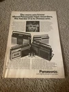 1974 Panasonic RQ-446S RQ-448S RQ-451S Stereo Radio Cassette Player Print. Fixed Price $6.99.