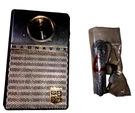 Vintage 1960 Magnavox AM-60 Portable Pocket Transistor Radio With Ear Piece. Fixed Price $35.00.