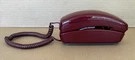 Vintage 1986 Pac Slimline Push Button Wall Or Desk Mount Telephone Maroon. Fixed Price $20.00.
