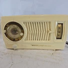 1952 Westinghouse H-375T5 Am Tube Table Clock Radio Ivory Cabinet Works Read*. Fixed Price $78.90.