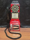 Crosley CR56 1950S Style Payphone Retro Red Corded Phone-excellent With Key. Fixed Price $69.99.