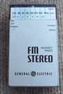 Ge 7-1250B Portable Fm Stereo Radio. Fixed Price $12.59.