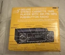 Vintage Sears Dashmate Stereo Am/fm/mpx Cassette Tape Player Push-button Radio. Fixed Price $75.00.