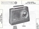 1955 Arvin 952P 954P Portable Am Radio Receiver Photofact Manual Schematic. Fixed Price $11.04.