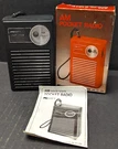 Vintage Kmart Am Pocket Transistor Radio Model 06-31-09 Works. Fixed Price $17.99.