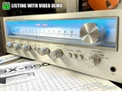 Pioneer SX-550 Hifi Receiver Stereo Af/fm Fully Tested + 30-DAY $ Guarantee. Fixed Price $540.00.