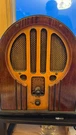Philco 1930S Round Cathedral Wooden Radio (reproduction). Fixed Price $90.00.