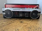 Sharp QT-70 Vintage Stereo Radio Cassette Recorder Red The Box From 80S. Fixed Price $165.00.