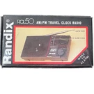 Vtg Nos Randix RCL50 Travel Am/fm Radio Quartz Clock Never Removed Original Box. Fixed Price $49.99.