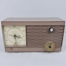 Pink Zenith J513L Vintage Am Tube Clock Radio Mid Century Mcm 1962 Working. Fixed Price $120.00.