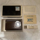 Vtg Aitc Solid State Am Fm Transistor Portable Radio 9 Volt Batt Operated Nib. Fixed Price $17.99.