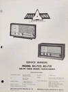 Panasonic RC-722, RC-731 Am-fm Table Clock-radio Service Manual. Fixed Price $15.00.