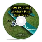2,000 Remote Control Radio Model Sport Aircraft Plans, Scale, Guides Dvd. Fixed Price $11.96.