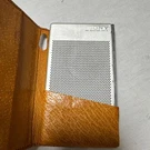 Sony ICR-9 Am Receiver Pocket Size Silver Vintage Operation End Check Jank. Fixed Price $133.00.