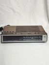 7-4636D Wood Grain Vintage Am/fm Radio Clock W/ Dual Alarms Works. Fixed Price $19.99.