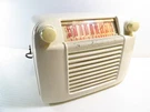 Works!!! Rare Vintage Firestone Air Chief Cream Tube Radio Model 4-A-25. Fixed Price $179.99.