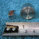 2 Soundesign Replacement Knobs For Table Radio Model 3381. Fixed Price $13.84.