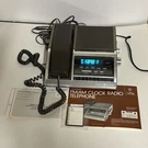 Vintage 7-4735 Fm/am Clock Radio Telephone Woodgrain W/ Box Manual Works. Fixed Price $174.99.
