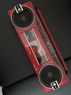 Vintage Red Sanyo Am/fm Stereo Cassette Recorder Boombox Ac/dc. Fixed Price $89.99.
