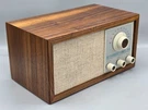 Restored! Klh Model Twenty One 21 Table Radio 60S Walnut Wood Kloss Vtg Classic. Fixed Price $269.00.