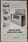1954 Rca Victor Strato-world Radio 7 Band Portable Print. Fixed Price $8.75.