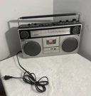 Vintage Sears Am/fm Radio Cassette Recorder 564.21860050. Fixed Price $129.00.