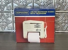 Vintage Hopesonic Restroom Telephoneam/fm Radio HE-841 Toilet Paperholder. Fixed Price $110.00.
