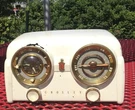 Rare! 1950 Crosley D-25WE Dashboard Tube Clock Radio. Fixed Price $349.00.