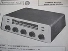 Harman Kardon TA-10 Solo (for Models With EL84 Output) Tuner Receiver Photofact. Fixed Price $6.50.