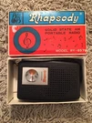 Vintage Rhapsody RY-657 Solid State Am Portable Radio Original Box--works!. Fixed Price $29.99.