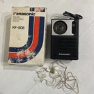 Vintage Panasonic Fm-am Portable Radio RF-508 Original Box Ear Bud Works. Fixed Price $40.50.