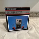 Suntone Am/fm Pocket Radio W/ Led Power Indicator And Mono Head-phone (new). Fixed Price $50.00.