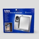 Totes Fog-free Mirror With Am/fm Radio Shower Razor Hanger Clock Light Tested. Fixed Price $11.96.