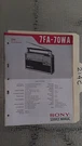 Sony 7FA-70WA Service Manual Original Repair Book Transistor Am Fm Radio. Fixed Price $47.50.