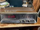 Vintage 1970'S Zenith R450W Radio Alarm Clock Solid State Electronic Red Lcd. Fixed Price $40.00.