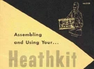 Heathkit Manual AG-8 AG-10 AR-3 C-2 C-3 G-5 IG-102 IM-21 LG-1 SG-8 V-4 V-7A. Fixed Price $13.65.