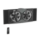 Cool Any Room Fast - 9IN Twin Window Fan 3 Speed Remote Control. Fixed Price $89.99.