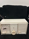 Vintage Motorola Am Tabletop Radio W/ Alarm Clock Off White AC41AH, Tested Works. Fixed Price $52.50.