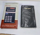Radio Shack Vintage Dual-powered Solar Calculator 65-564 / New Circa 1989. Fixed Price $21.09.