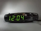 Vintage 7-4836B Am/fm Digital Alarm Clock Radio Snooze Black Green Led Retro. Fixed Price $24.00.