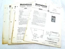 Westinghouse Service Manuals For Transistors (25) Original 2AA. Fixed Price $9.95.