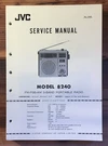 Jvc Model 8240 Radio Service Manual *original*. Fixed Price $19.97.